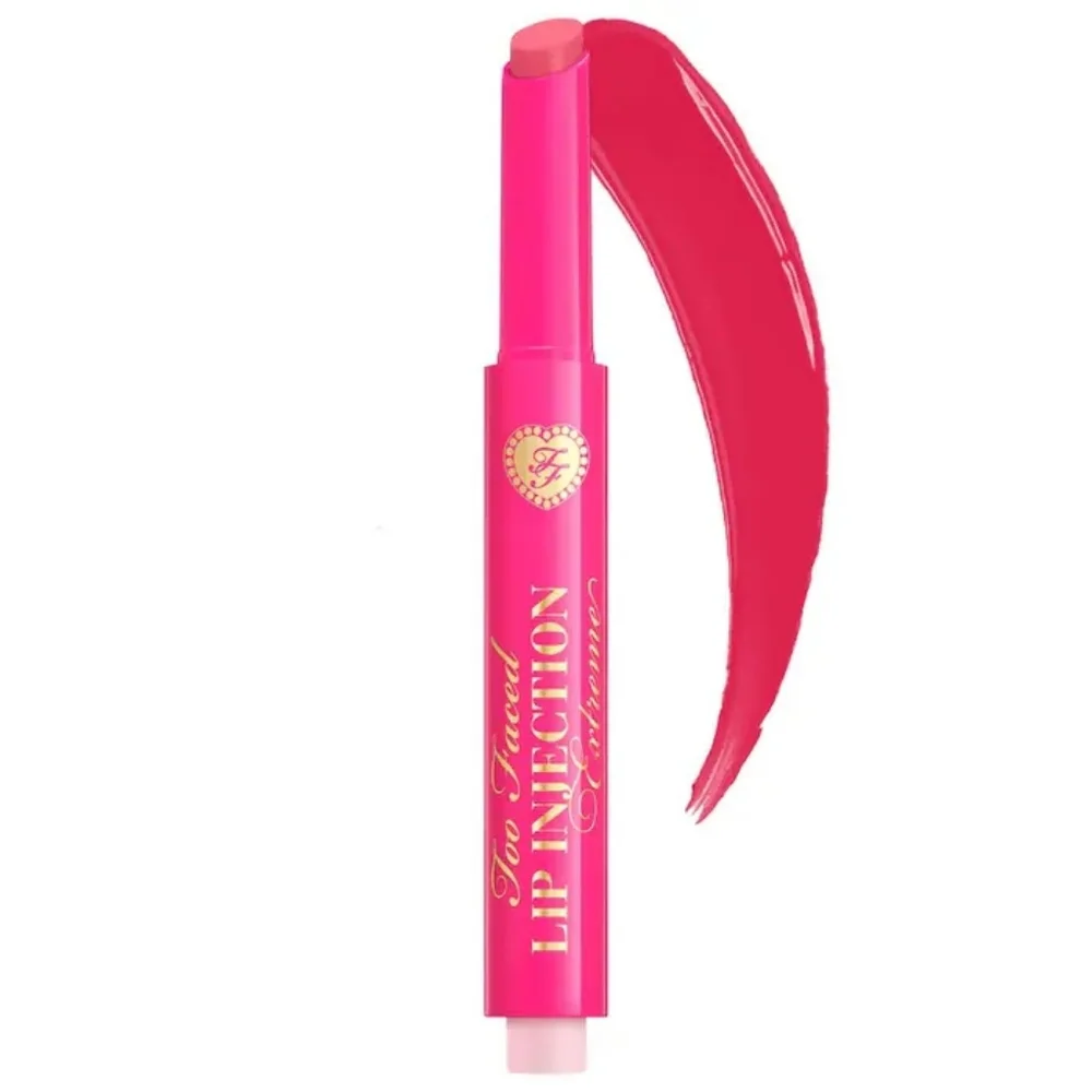 Perfect Pink Too Faced Lip Injection Extreme Plumping Clicks Lip Gloss Brand New